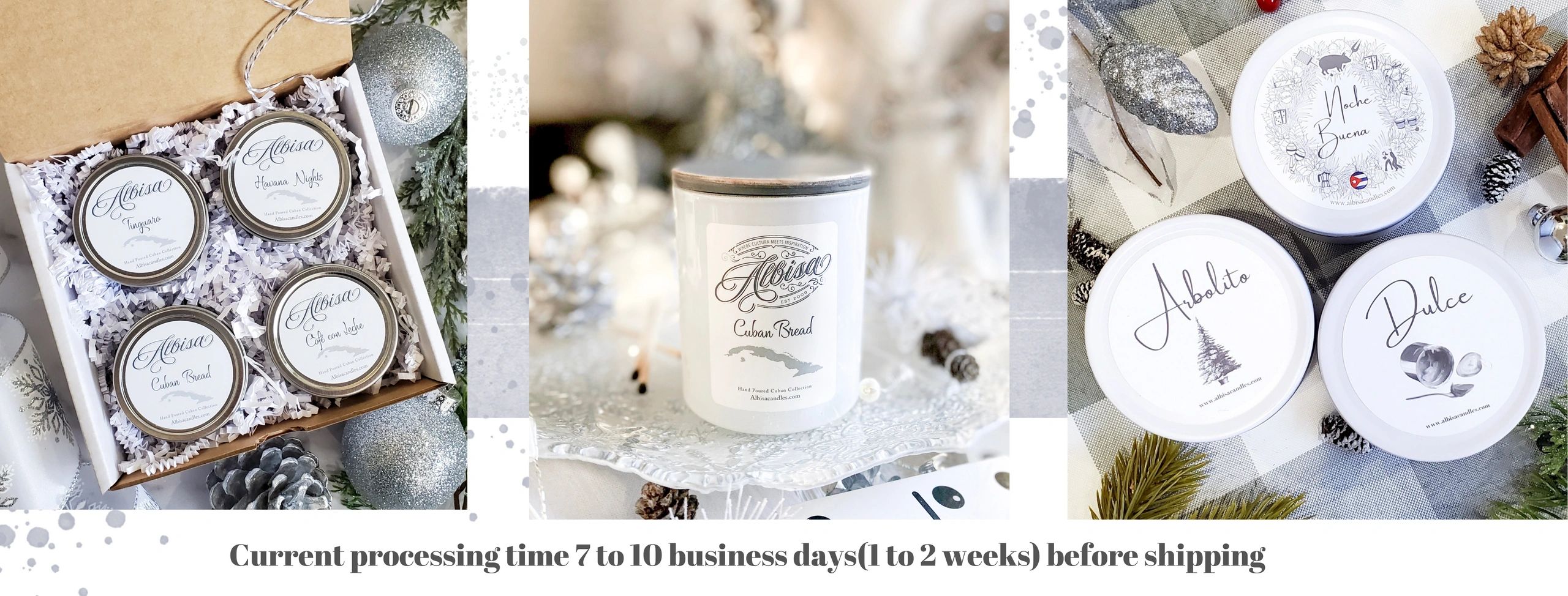 Albisa Candles Candles, Cuban Bread, Candles, Scented Candles